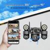V380 Solar-Powered Outdoor Waterproof Camera with Dual Light and Tri-Screen Bullet & Dome Integration