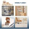 2pcs Pet Cat Hanging Hammock Soft Breathable Pet Cage Hammock with Adjustable Straps and Metal Hooks Soft Bed Sleeping for Cat