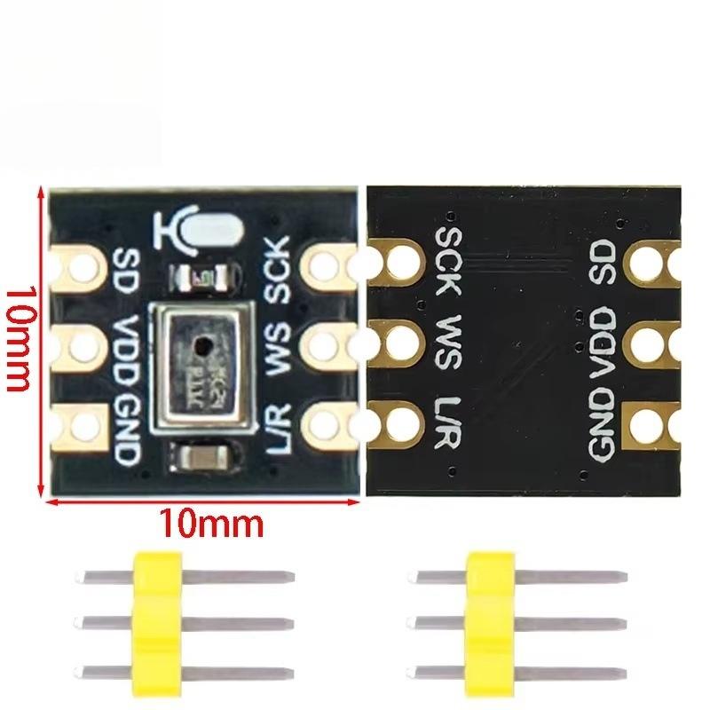 1 Set Mems High Precision Low Power Consumption Inmp441 Omnidirectional Microphone Module Supports Esp32 For Voice Acquisition