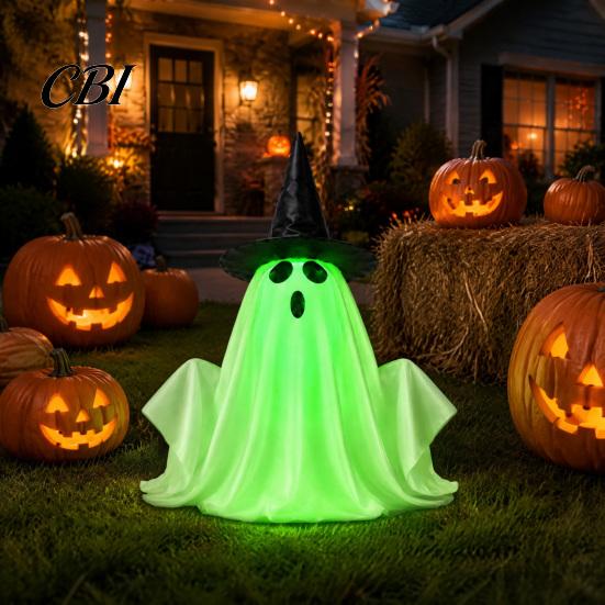 Eingang Willkommensszene Elektrisch hebende Halloween Geisterdekoration mit Stimme/Fernbedienung, Interaktives gruseliges sprachaktiviertes Requisit