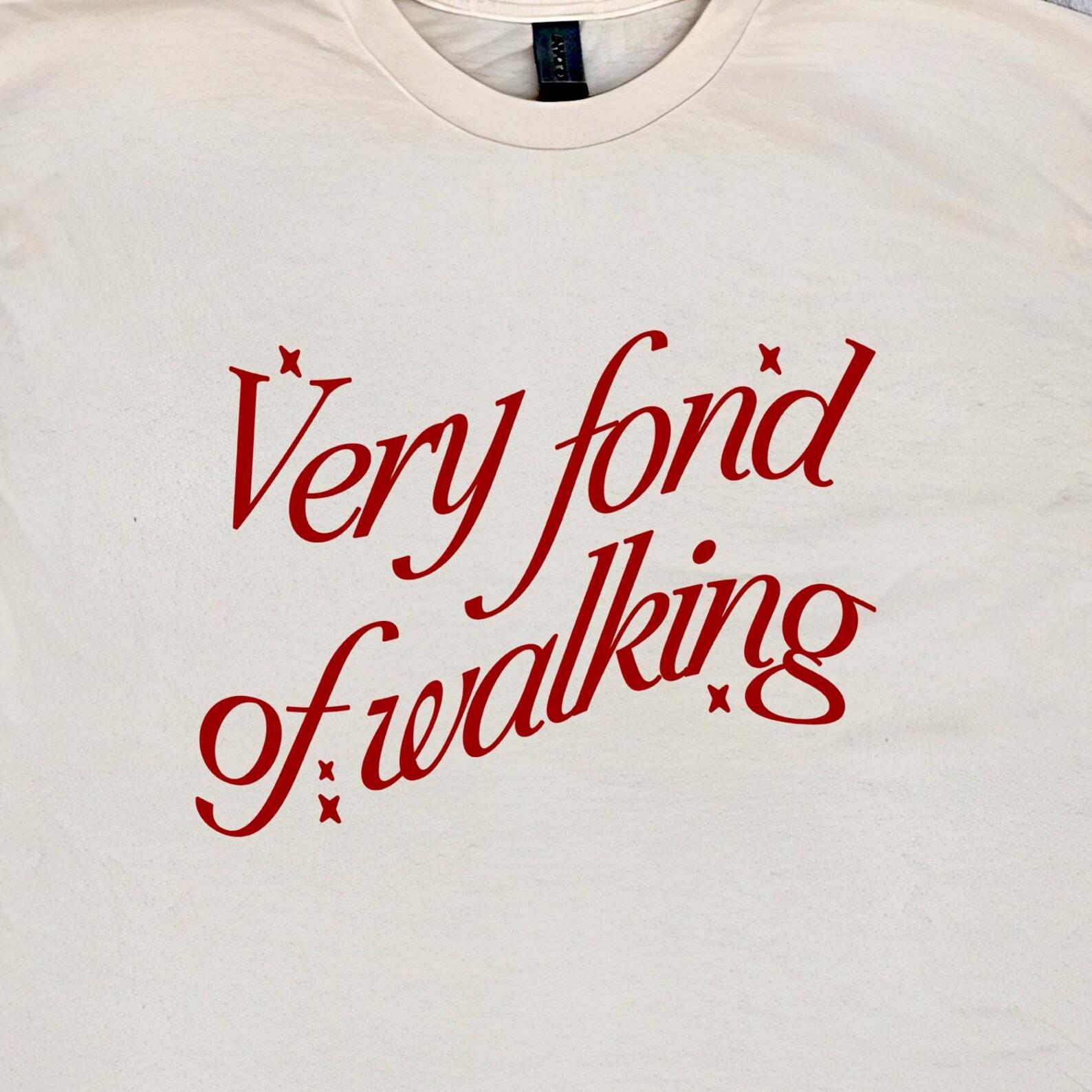 Very Fond Of Walking / Pride and Prejudice /y2k/ nostalgic/gifts for her/ vintage retro 2000s T-Shirt 2XL