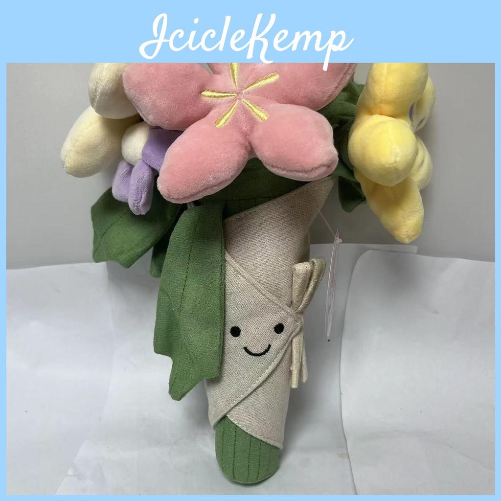 Adorable Floral Plushie Doll Soft Short Plush Stuffed Toy Figurine 16 Inches