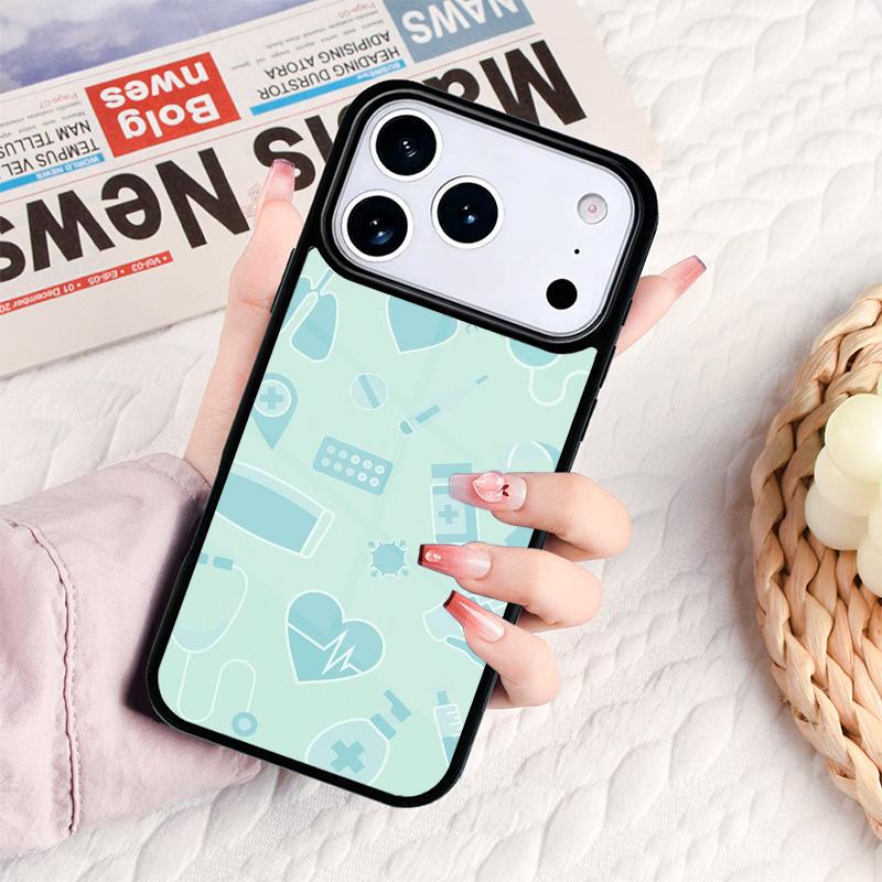Medical Medicine Healthcare Nurse Phone Case For IPhone 17 16e 15 14 13 12 11 Pro Max Air Mini Soft Protective Cover