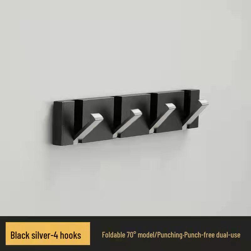 Elegant No-Drill Foldable Hidden Coat and Hat Hook for Entryways