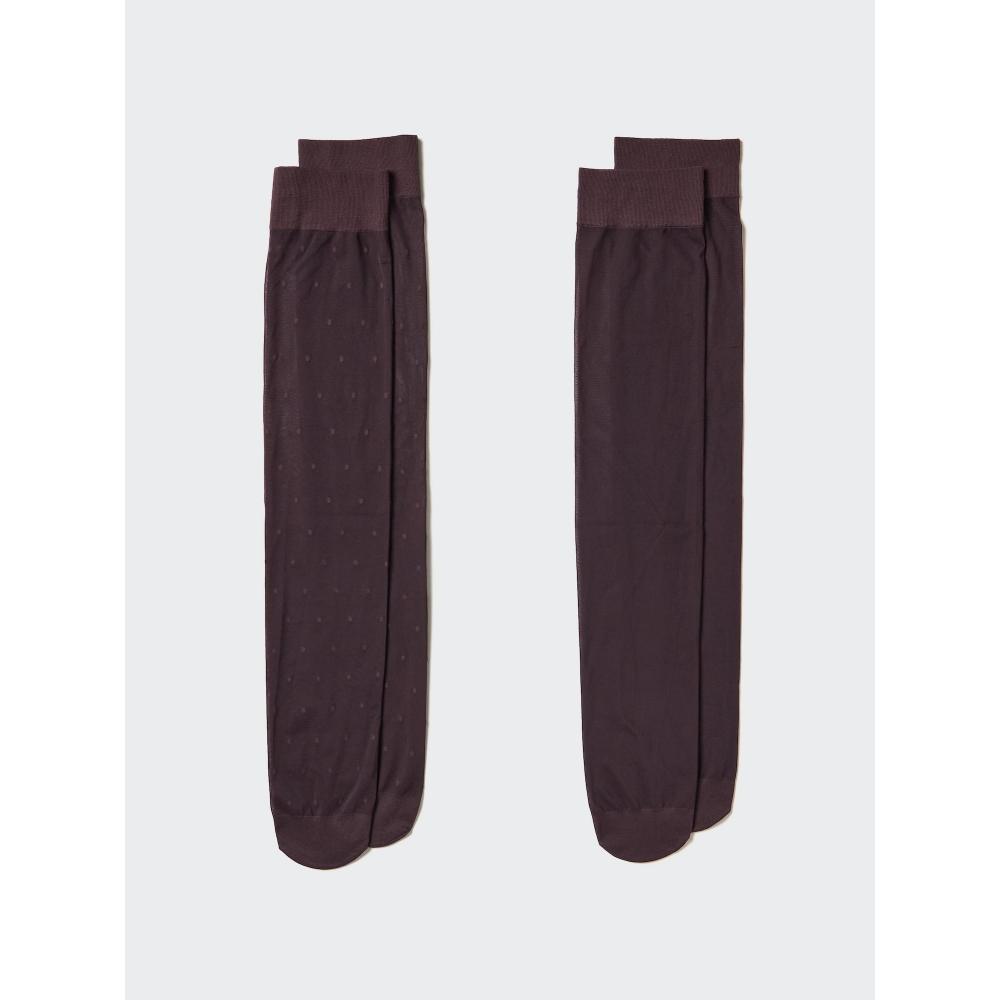 

Uniqlo Привет Носки Набор из 2 пар Прозрачные 09 BLACK/ONE SIZE