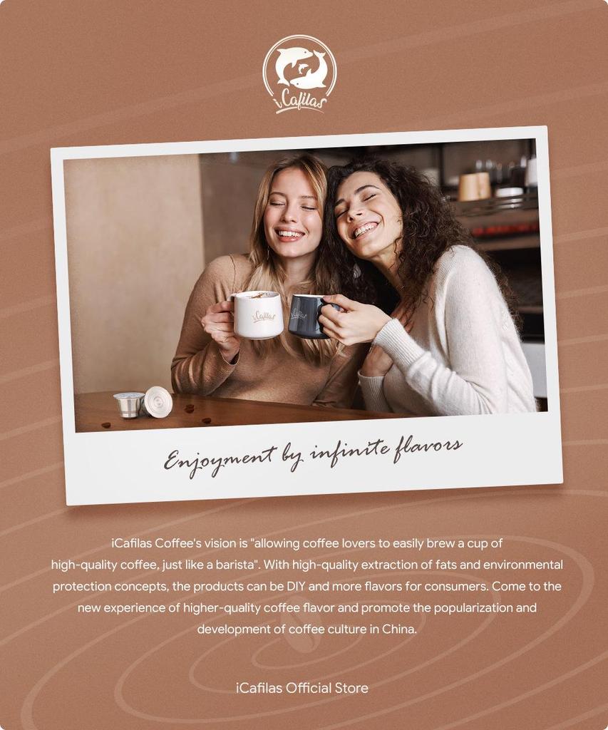 Portable Recyclable Foldable Espresso Capsule Filter