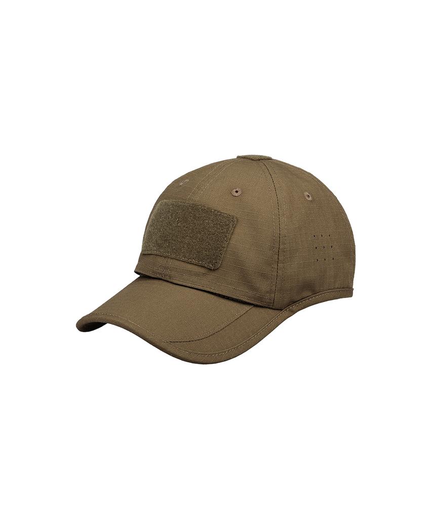 Banseupeullai Rvs Double Ring Visor Velcro Cap Mud Brown