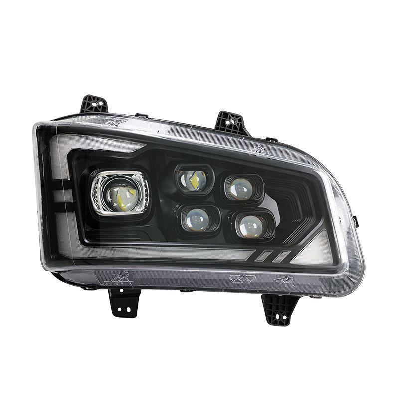 FAW Jiefang J6P Full LED Headlight: Five-Lens, Quad Low Beam & Ten High Beam Laser, 550/420/4