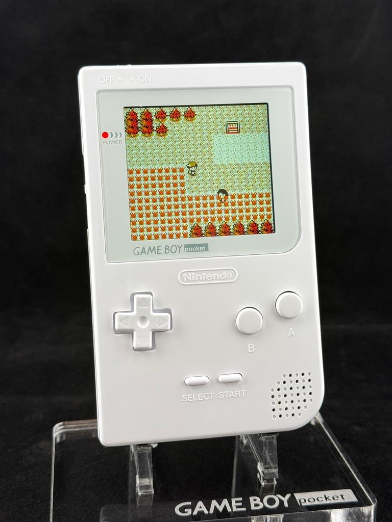 Nintendo Game boy Pocket All White - IPS Screen Premium Quality Build Caps