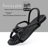 Men's & Women's Non-slip Foldable Travel Sandals - Portable Two-way Beach & Hotel Slippers