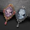 Retro Bohemian Style Palace Beauty Head Brooch Charm Women's Brooch Fashion New Party Jewelry Accessories Gift