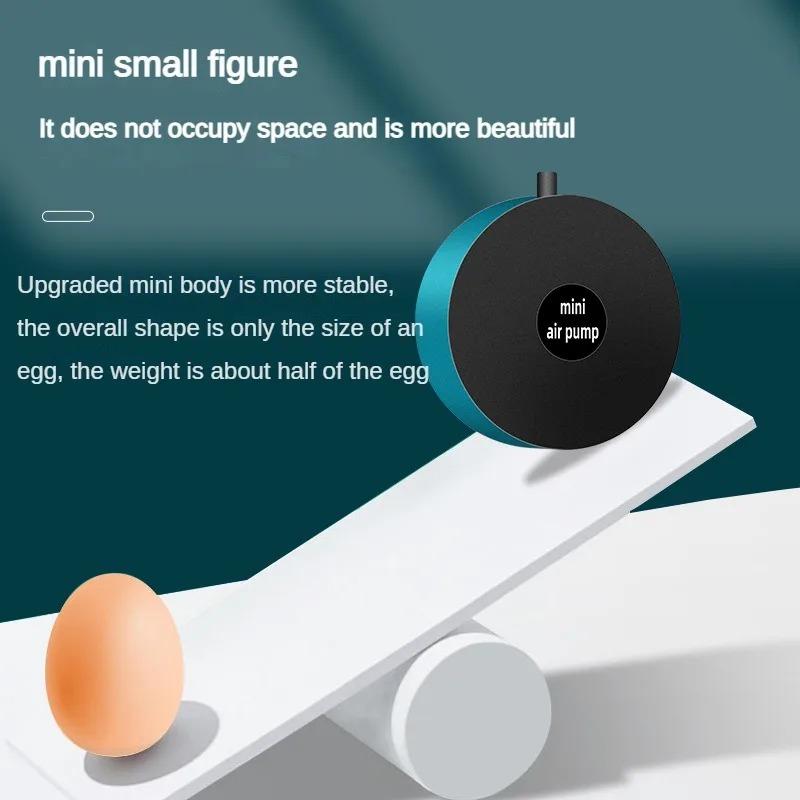 USB DC Low Pressure Aquarium Oxygen Air Pump Small Oxygenating Pump Oxygen Feeder Air Compressor Fish Tank Aquarium Accessories