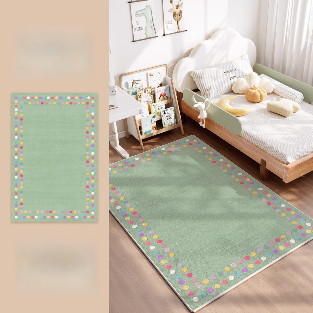 Colorful Polka Dots Carpets for Living Room Fluffy Soft Study Rug Large Area Bedroom Decor Carpet Thick Plush Lounge Floor Mat