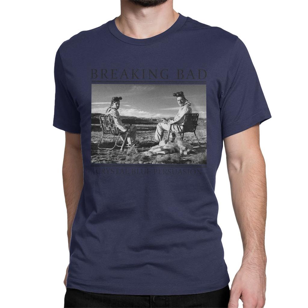 Break-Bad Crystal Blue Persuasion Men Women T Shirt Walter White Jesse Pinkman Unique Tees T-Shirts 100% Cotton Gift Idea Top