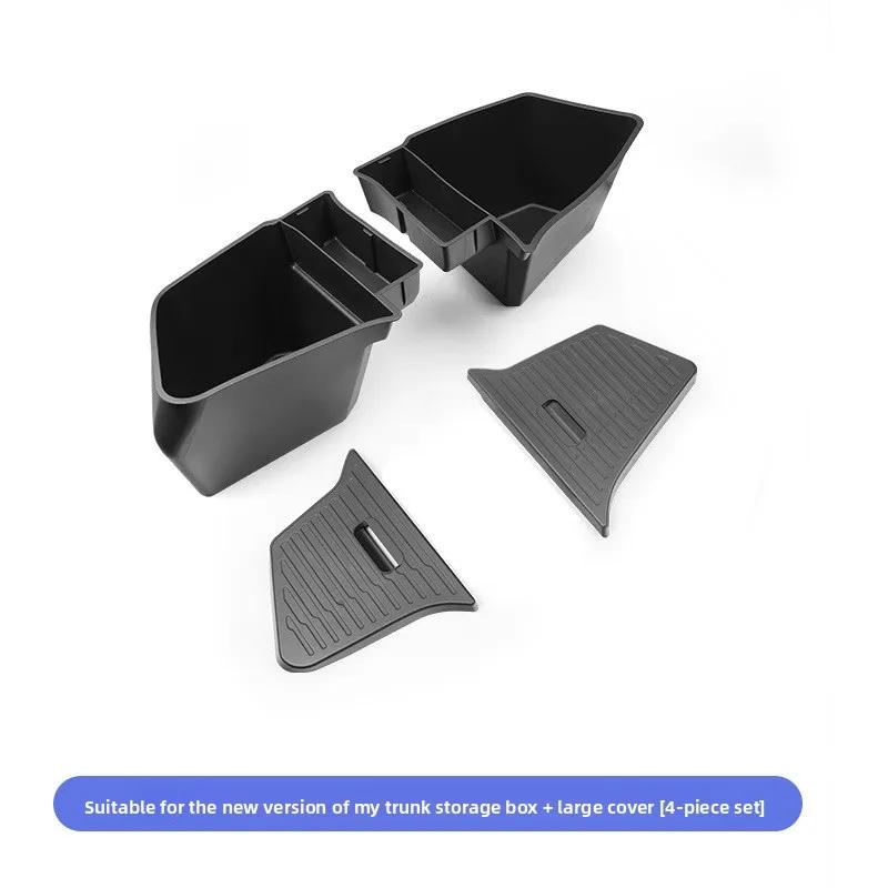 Autoaufkleber für Tesla Model Y Juniper 2025 TPE Kofferraum-Aufbewahrungsbox und Seitentaschen Werkzeugaufbewahrung und Innenraum-Auto-Modifikation Ca