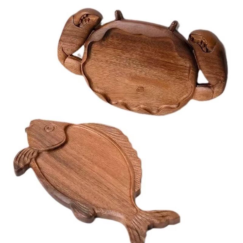 Abay Solid South American Walnut Serving Plate