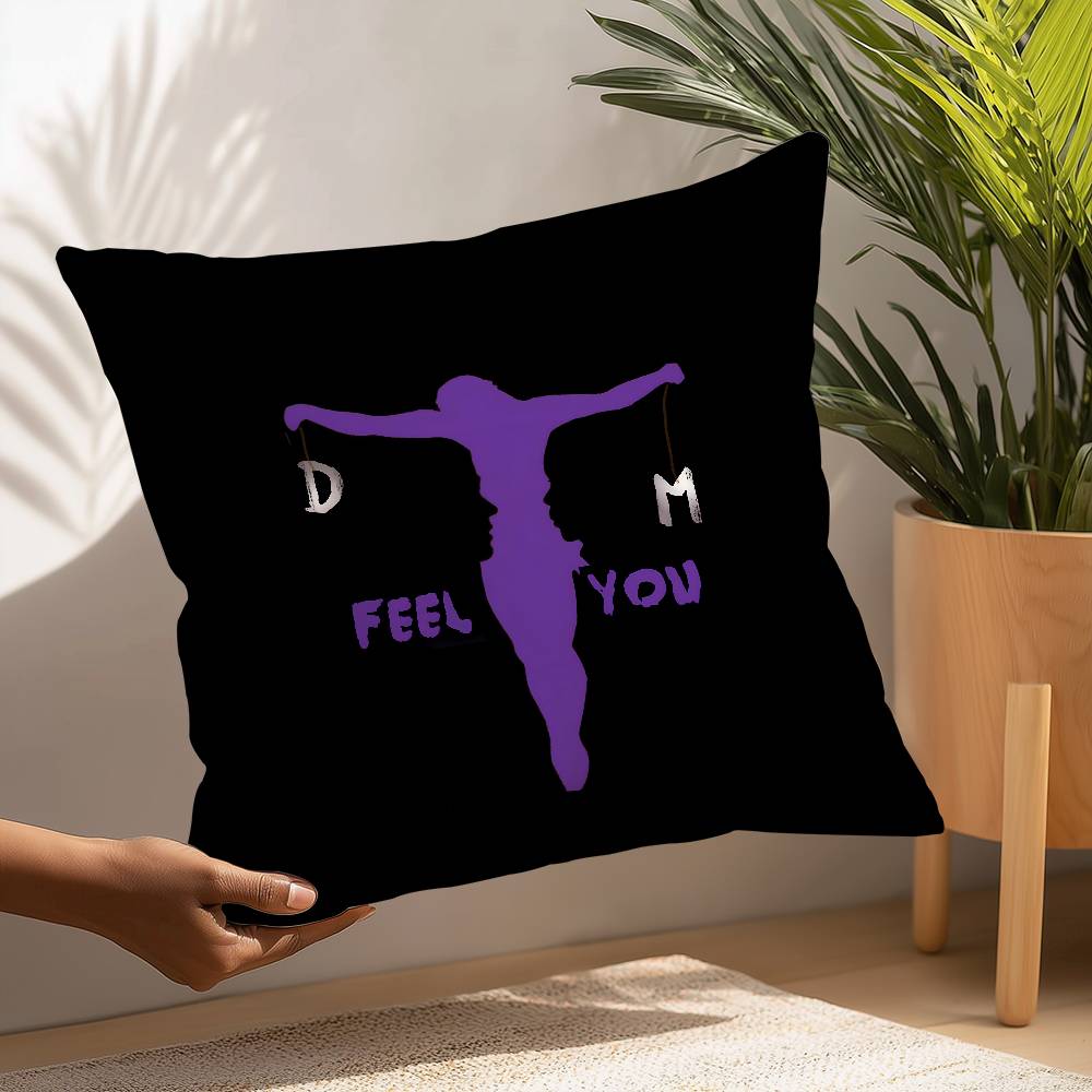D-Depeche-Mode Pillow Case Plush Fabric Soft  Pillowcase Double Sided Print Cushion Cover Household Gifts