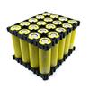 50Pcs Anti Vibration Holder Battery Plastic Holder 4x5 Slots Rechargeable Batteries Stand Rack Storage Bracket
