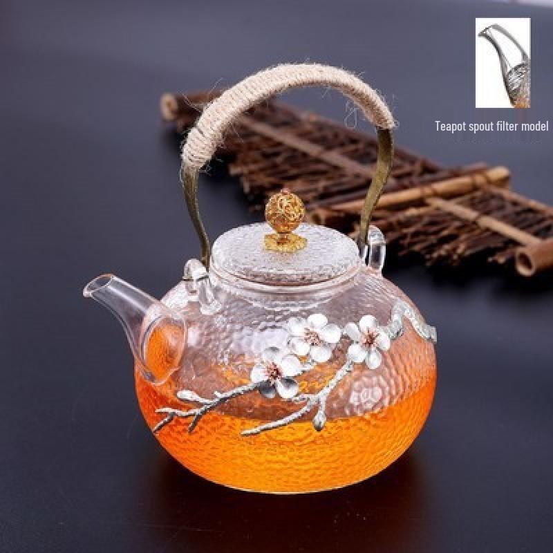 Yipan Hammered Glass Teapot