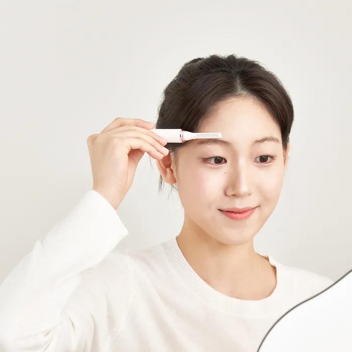 Moas Dual Eye Curling Eyebrow Trimmer Heating Curler Eyelash Curler