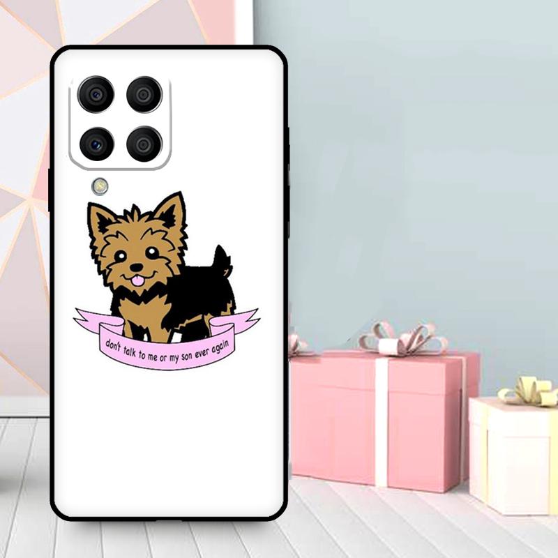 Cute Yorkshire Terrier Case For Samsung Galaxy M35 M56 M12 M06 M32 M52 M55 M15 M11 M13 M14 M16 M36 M31 M53 M34 M54