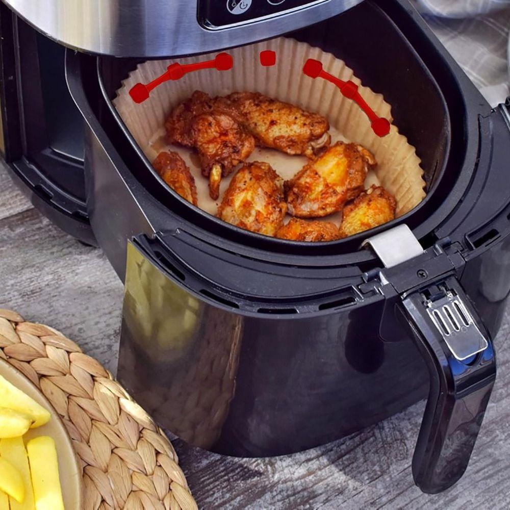 2 Set Heat-resistant Air Fryer Magnetic Silicone Clip Reusable Non-Scratch Air Fryer Magnet Buckle Removable