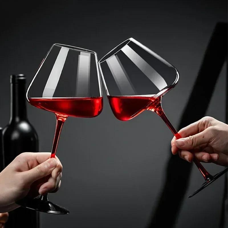 New Wine Glass Light Luxury High Value Crystal Glass Red Wine Glass Household High Value Goblet High Grade Wine Glasses