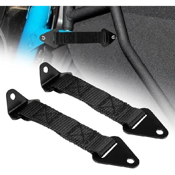 2PCS Black Limit Straps Fixed/Adjustable length Accessories UTV X3 Door Limiter Straps For Can-Am Maverick X3 2017-2023