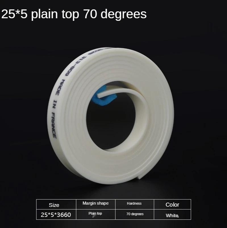 25mm*5mm Flat Silkscreen Squeegee Rubber 60A 65A 75A 80A DIY Silk Screen Printing Ink Scratch Board Tools Squeegee Rubber Blade