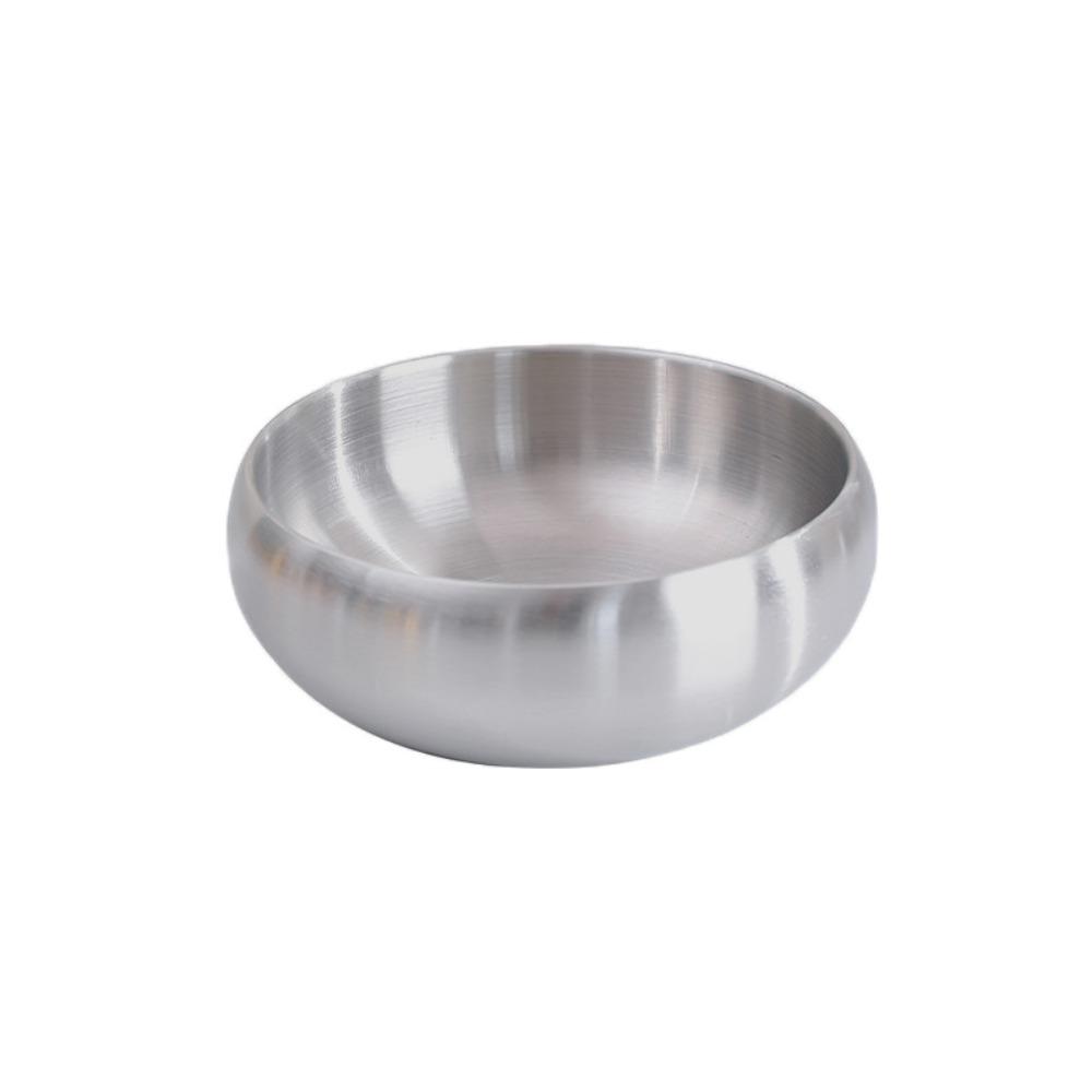 Double-Layer Korean Stainless Steel Rice Bowl Heat Insulated Kimchi Bowl Soup Bowls  Children