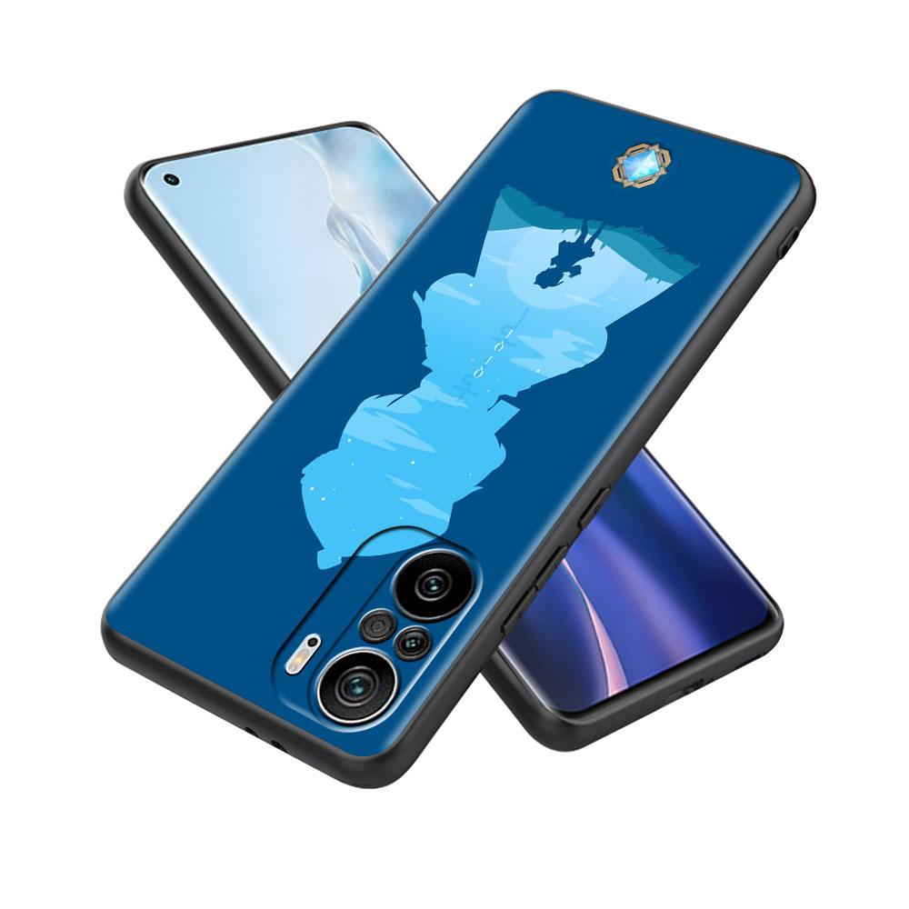 Genshin wpływ Anime etui na xiaomi mi Poco X3 NFC M3 Pocophone F1 F3 GT czerwony mi K40 Pro dla mi 10T Pro Capa pokrowiec na telefon