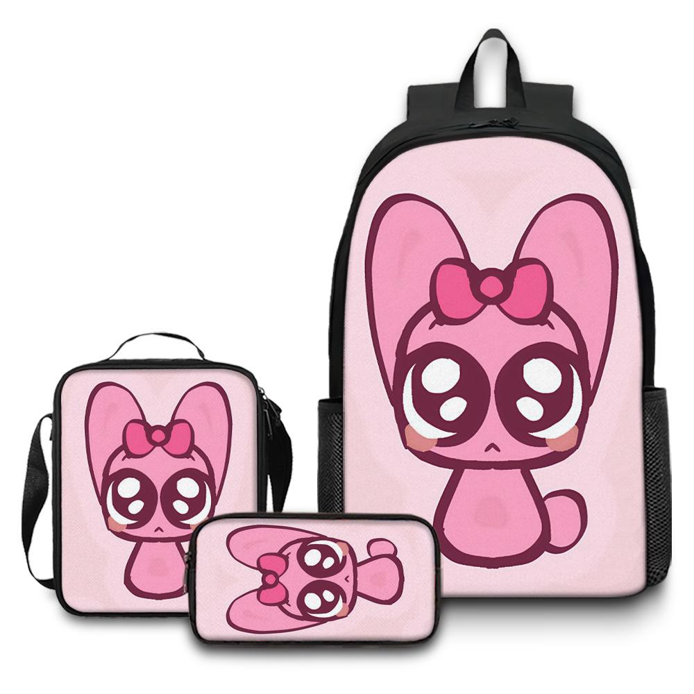 Rhythm Box Game School Bag Sprunki Load Reduction Cartoon Backpack Student Backpack Backpack D