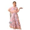 Pspeaches Girl' Cotton Lehenga Choli (LPinkbluejaal Pink 8Y)
