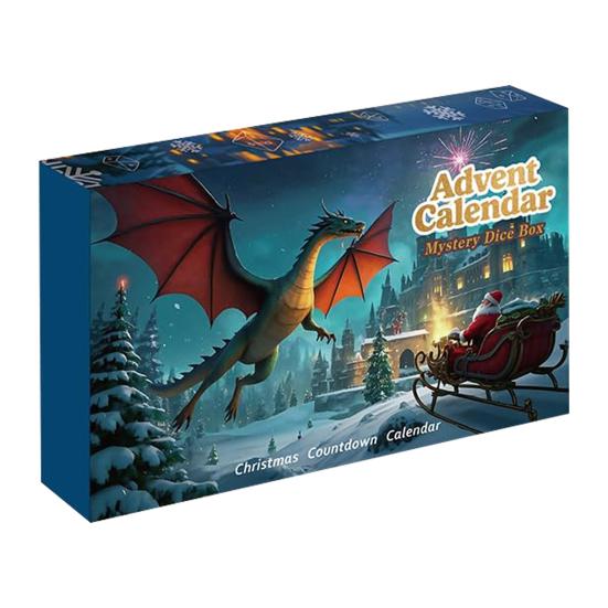 2025 DND Dice Advent Calendar 24 Days Educational RPG Game Sacred Box Unique Gift for Dungeons And Dragons Fans