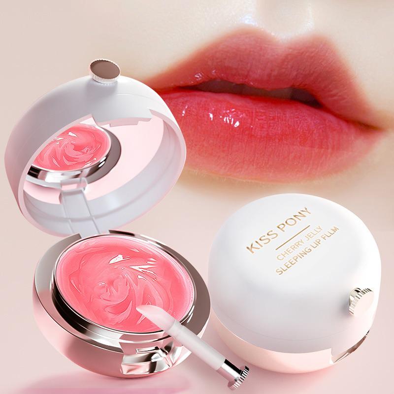 KISSNI Masque de Nuit pour les Lèvres: Exfolier, Éclaircir, Hydrater et Nourrir les Lèvres