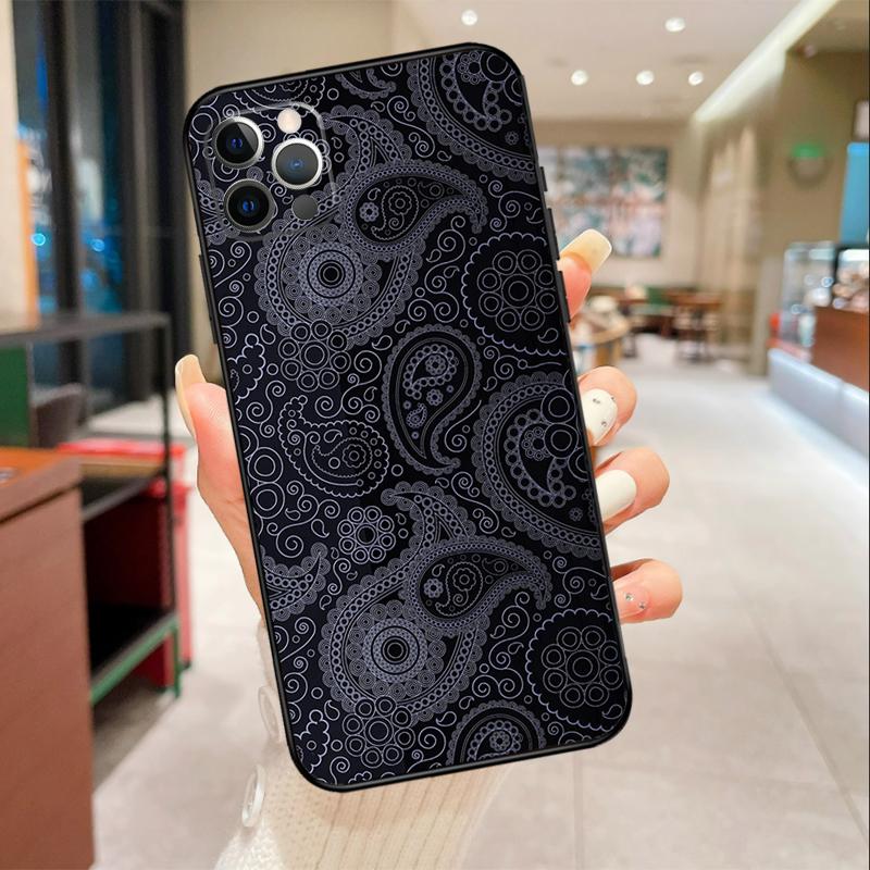 Paisley Pattern Phone Case For iPhone 17 16 15 14 13 11 12 Pro Max mini 16 Plus 16e 17 Air Protective Cover