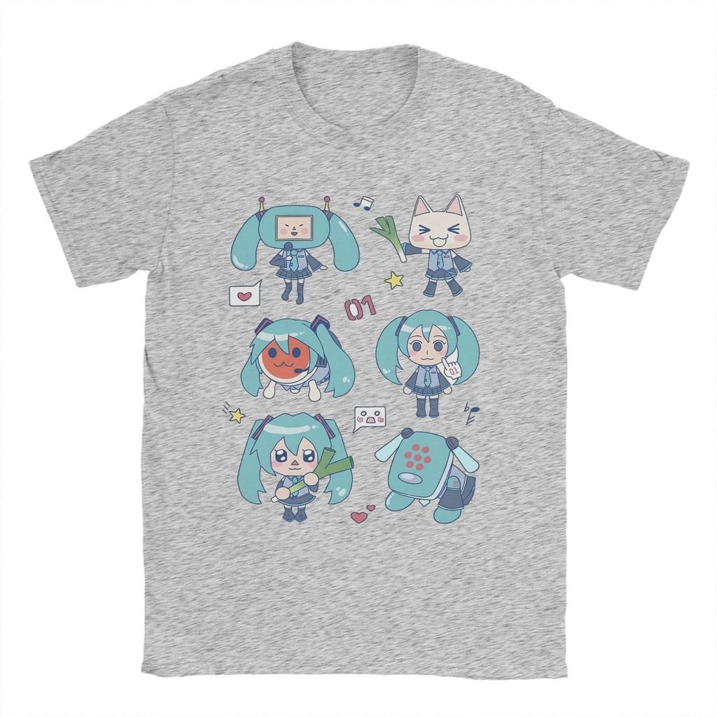 Hatsunes Mikus Special 6 T Shirt for Men 100 Cotton Fun TShirts Crewneck  Tees Short Sleeve Tops New Arrival