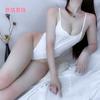 Sexy Lingerie Women's Jumpsuit Dead Pants Water Temptation Halter Sexy Suspender Tight Swimsuit Open File Sexy Uniform