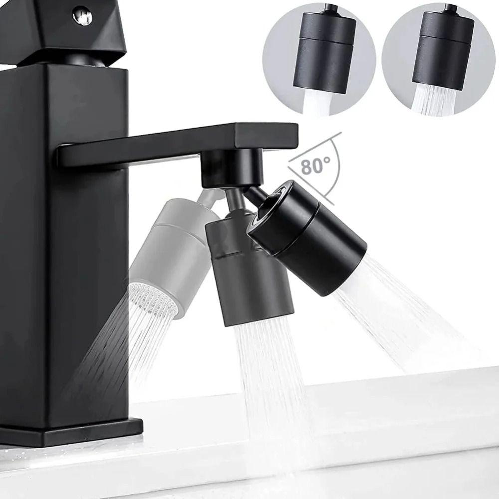New 2 Mode Kitchen Faucet Spray Head Filter Adjustable 360° Rotary Splashback Tap Nozzle Bubbler Kitchen Sink Faucet Aerator