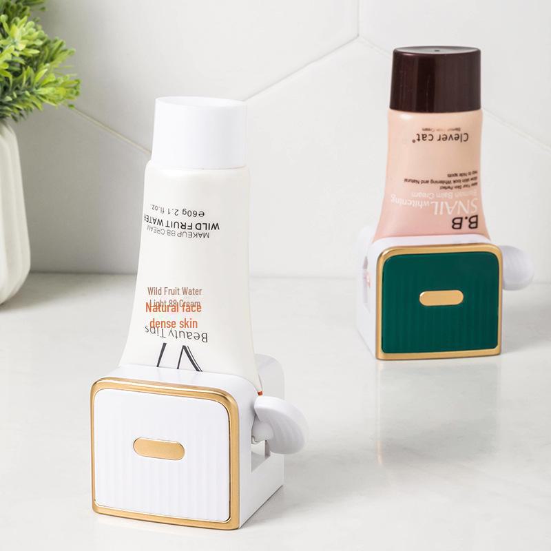 Wall-Mounted Manual Toothpaste Squeezer for Kids - Effortless Bathroom Accessory