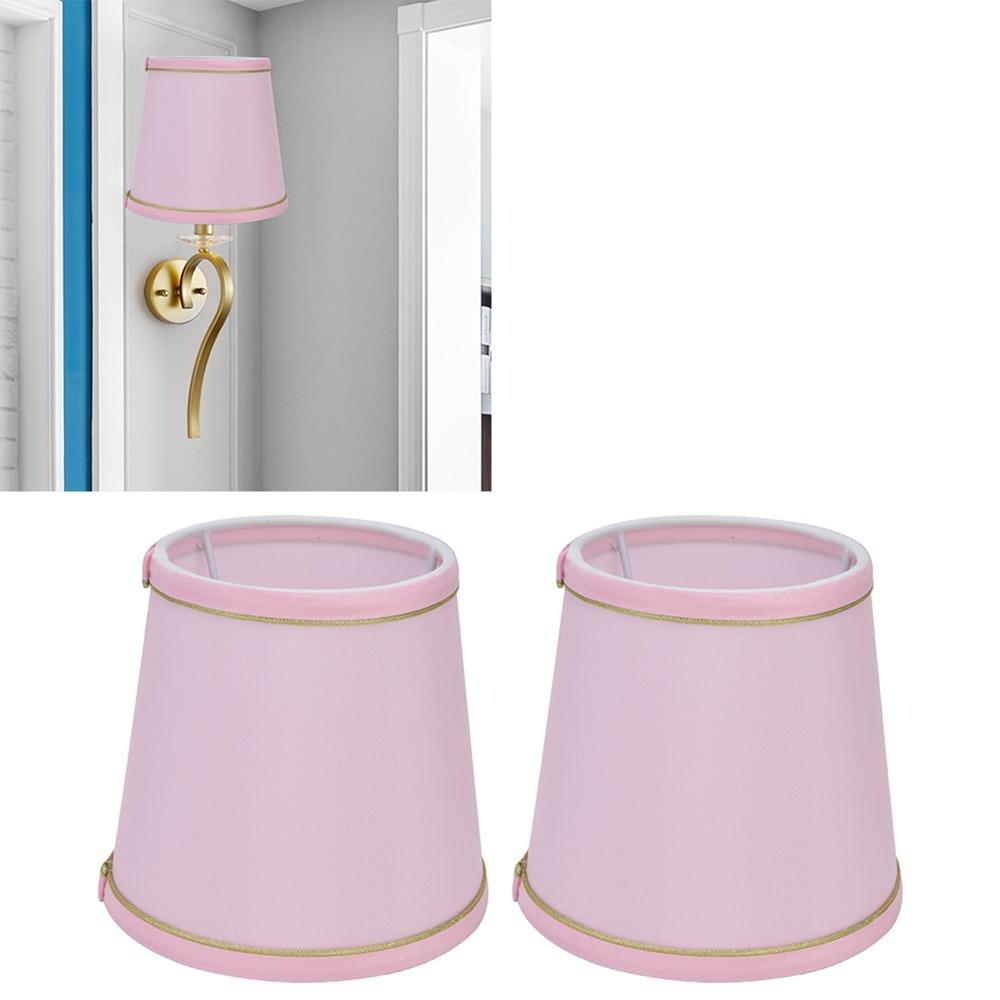 2PCS Clip On Design Lampshade 5.5 inch Height Wall Lamp Shade Simple Lamp Shade Wall Lamp