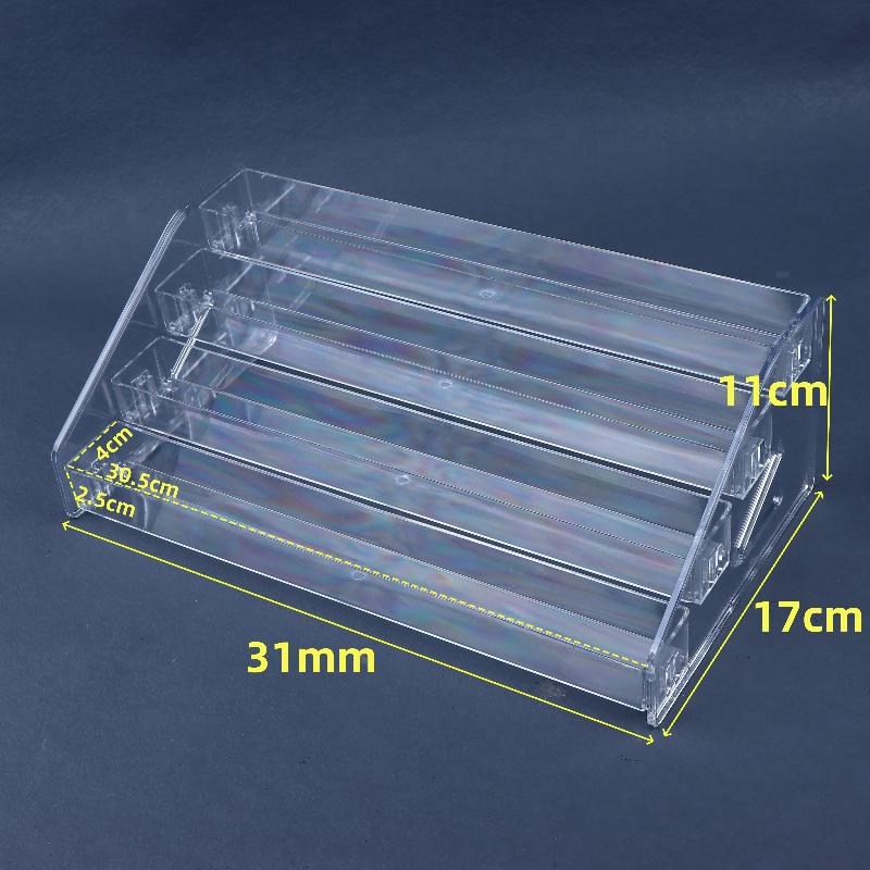 1 Set Lippenstift-Organizer 3/4/5/6/7 Schichten Erhöhte Kosmetik-Aufbewahrungs-Organizer Nagellack-Parfüm-Display-Ständer