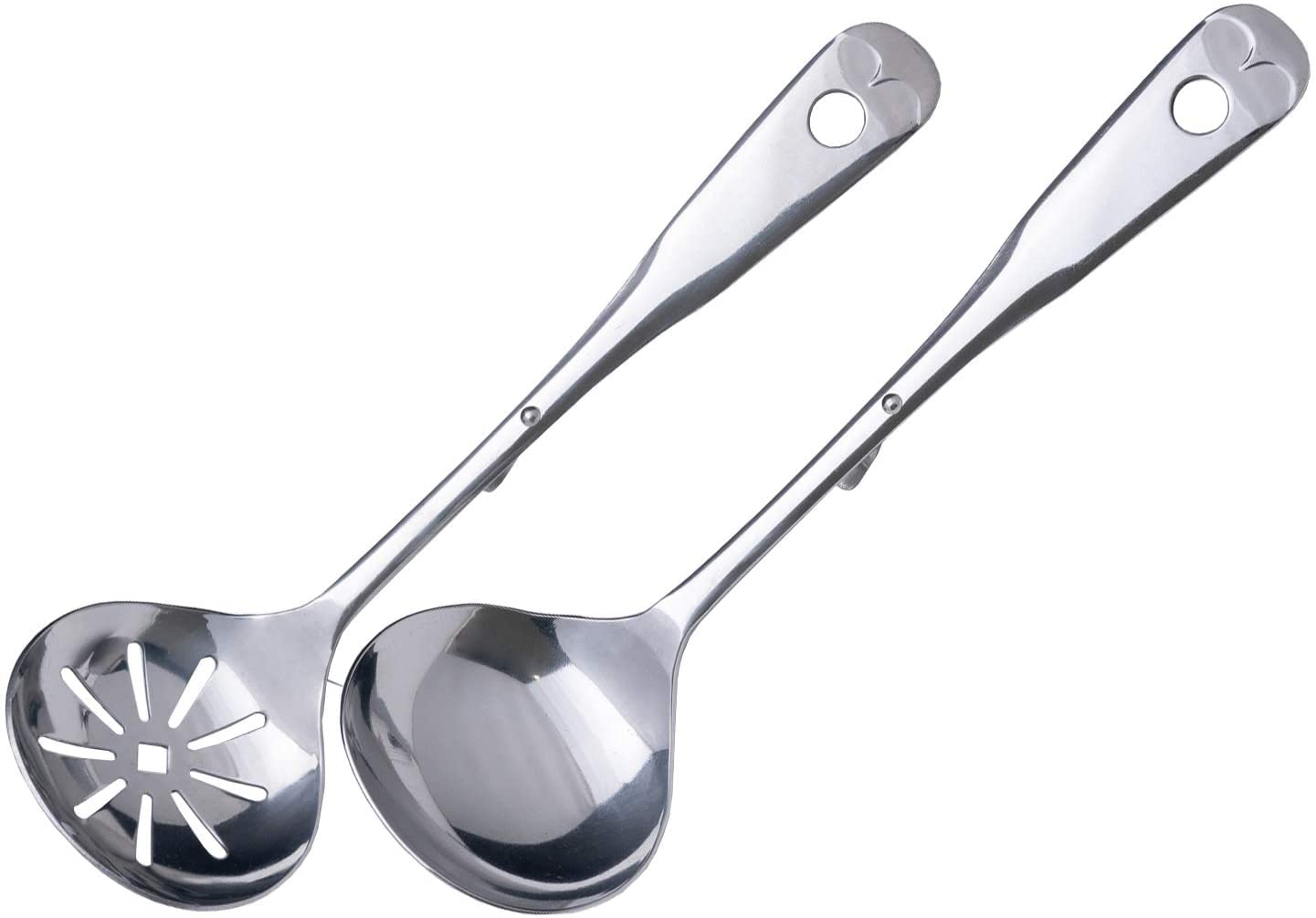 Miyazaki Seisakusho Object Ladle Slotted Ladle Made in & Set, Japan, 5-Year Warranty, OJ-8-C