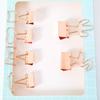 5 STÜCKE metall Büroklammer Foldback Metall Binder Clips gold Grip Klemmen Papier Dokument Büro Schule Schreibwaren stil zufällig