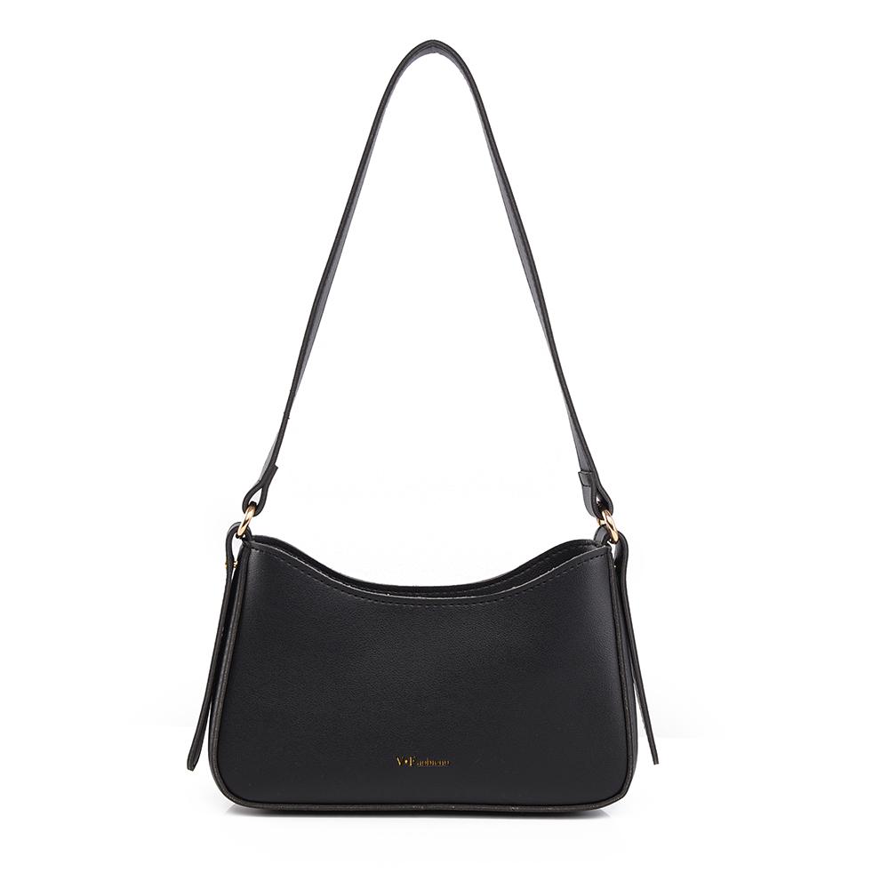 New Fashi Women's Minimalist PU Leather Hobo Shoulder Bag, Casual Underarm Handbag with Adjustable Strap for Work & Daily Use