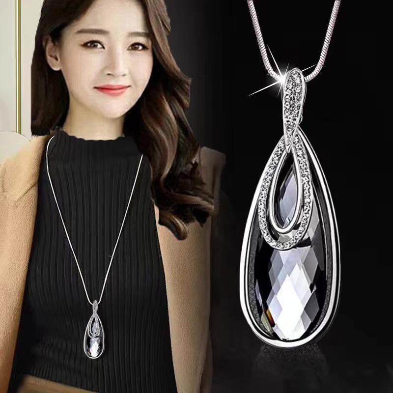 Elegant Cross-Border Sweater Chain: Luxury Women's Long Necklace - Versatile, Chic Autumn/Winter Accessory