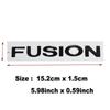 Fusion Mondeo Titanium Car Tailgate Trunk ABS Plastics Letter Badge Emblem Sticker For Fusion Mondeo Titanium