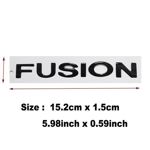 Fusion Mondeo Titanium Car Tailgate Trunk ABS Plastics Letter Badge Emblem Sticker For Fusion Mondeo Titanium