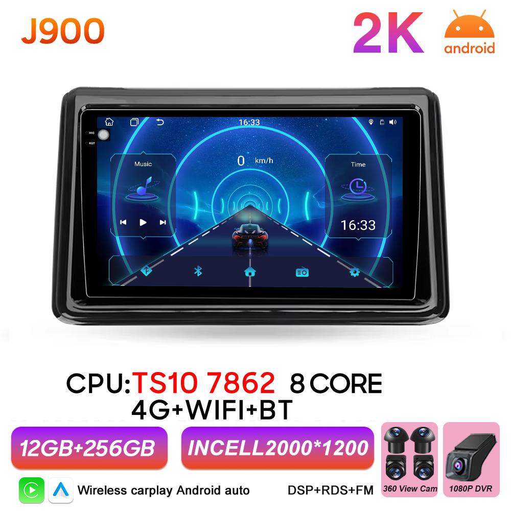 Android 16 Auto Car Radio For Toyota Noah Voxy R80 2014 2015 2016 2017 2018 -2021 Video Multimedia Player 2k Touch Bluetooth RSD