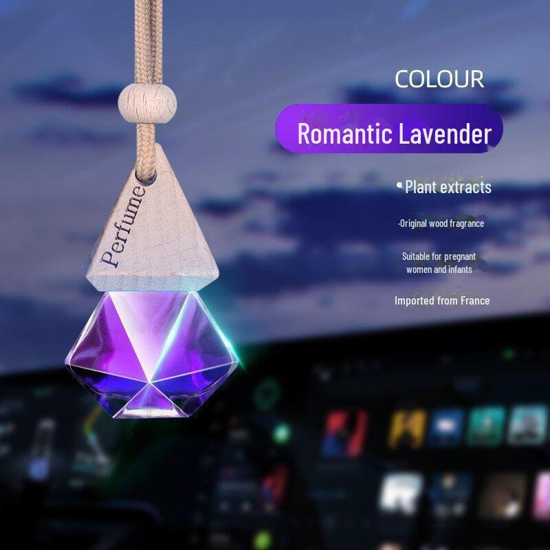 

Подвеска с бриллиантами для автомобиля, эфирное масло, ароматерапия - стойкий аромат и дезодорирующее украшение для автомобиля Lavender